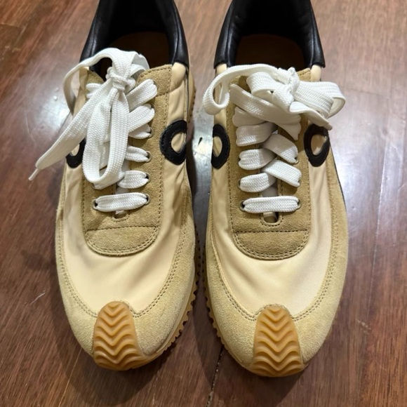 Loewe Tan and Black Men's Sneakers - Picture 2 of 5